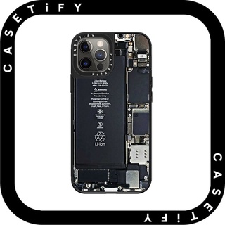 Casetify เคสโทรศัพท์มือถือแบบแข็ง พร้อมกระจก สําหรับ iPhone 7 8 Plus X XS XR 11 12 13 Mini Pro Max SE 2022