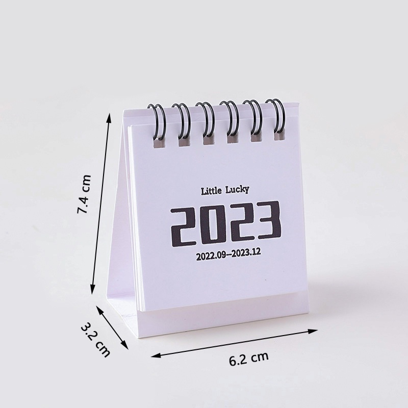 ภาพสินค้าปฏิทินตั้งโต๊ะ ขนาดเล็ก แบบพกพา แบบสร้างสรรค์ สําหรับตกแต่ง 2023 จากร้าน homelivingml.th บน Shopee ภาพที่ 3