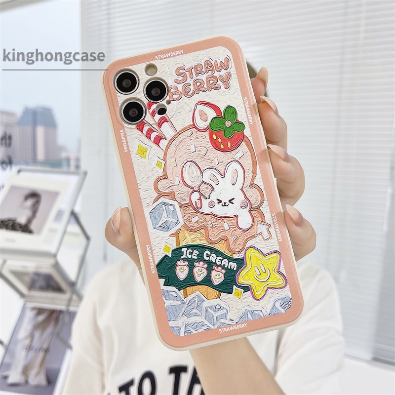 ภาพหน้าปกสินค้าเคสซิลโคน TPU OPPO A15 A15S A16 A54 A5 A9 A53 A33 A31 2020 A7 A5S A12 A16S A3S A74 A52 A72 A92 A93 A94 A1K Reno 4 5 5F 4F 4Lite 5K 5Lite OPPO F17 F19 PRO A35 A12S A11K A11 A11X A12E A53S A32 A8 Find X3Lite Straight Cube Case Matcha Ice Cream Pattern จากร้าน kinghong.th บน Shopee