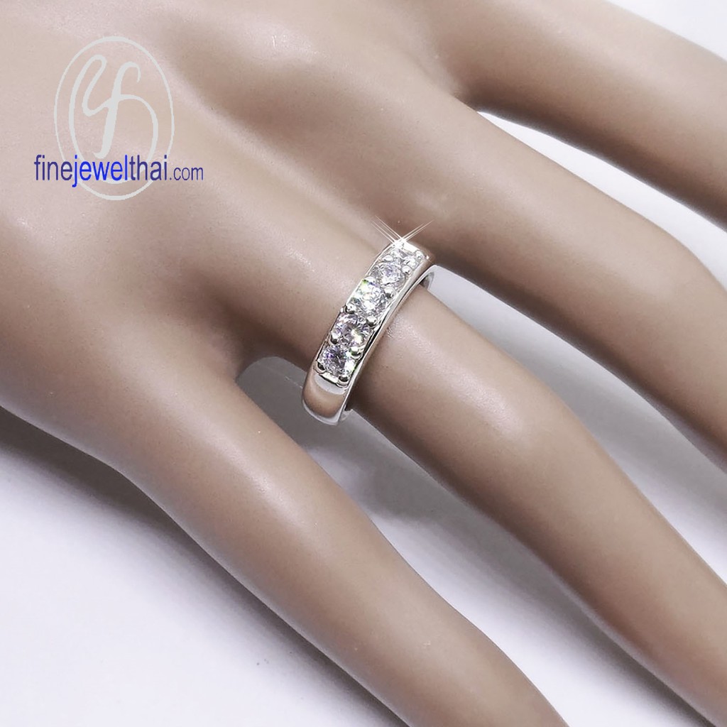 finejewelthai-แหวน-แหวนเงิน-เงินแท้-แหวนเพชร-เพชรสังเคราะห์-r1182cz-r1003cz-r1072cz