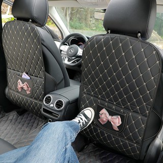 ขายด่วน🔥🚚 car seat back anti-kick pad cartoon cute protective pad car seat anti-wear pad