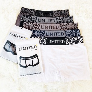 Boxer LIMITED   กางเกงในชายขาสั้น ผ้านุ่ม ใส่สบาย ไม่อึดอัด **มีซองทุกตัว