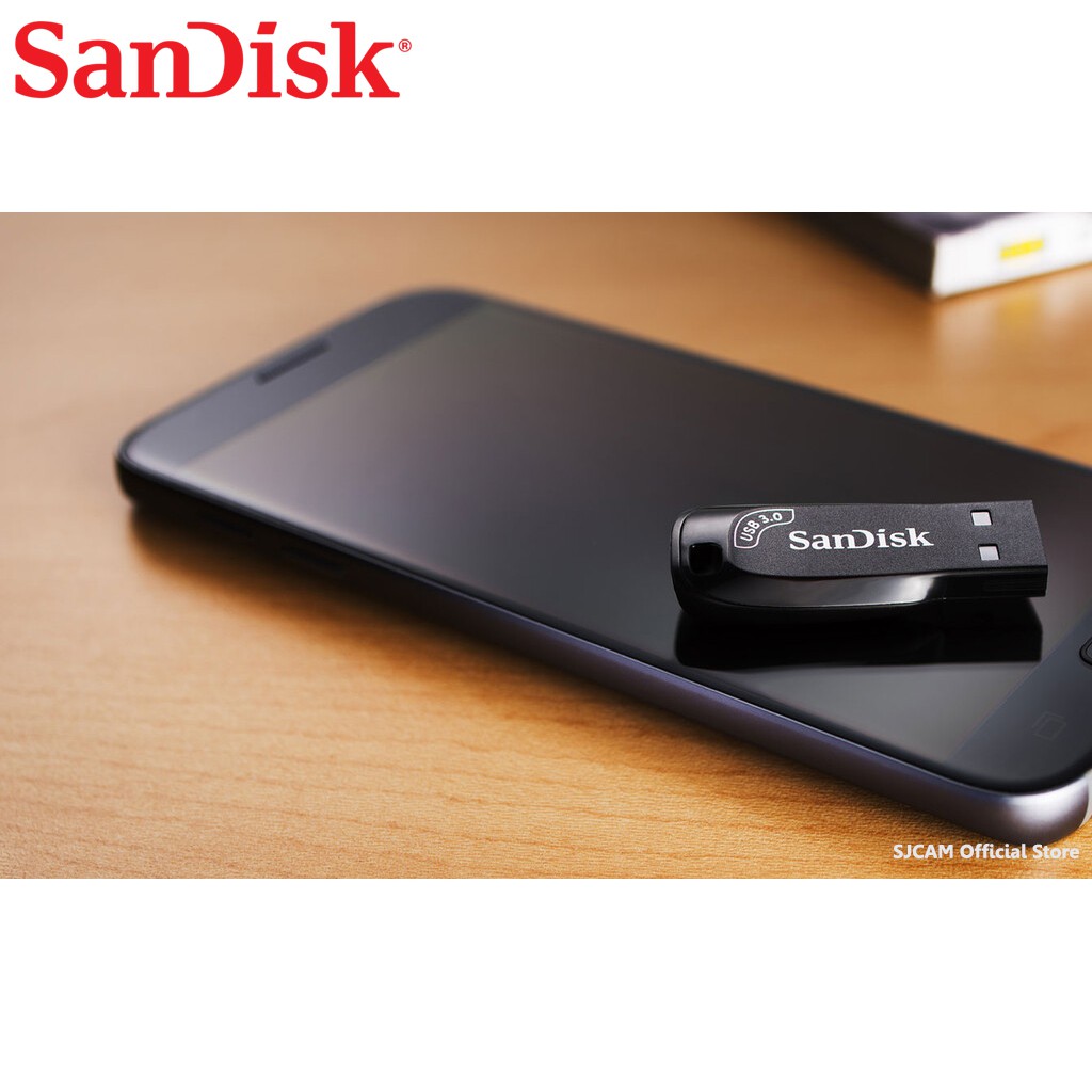 ภาพสินค้าSanDisk Ultra Shift USB 3.0 Flash Drive SDCZ410 32 64 128 Black compact design แฟลซไดร์ฟ ประกัน Synnex 5ปี จากร้าน sjcam_officialstore บน Shopee ภาพที่ 8