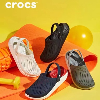 Crocs LiteRide Clog รองเท้าลำลองผู้ใหญ่ รองเท้าผู้ใหญ่ รองเท้าแตะ ใส่ได้ทุกเพศ มีส่วนลดราคา