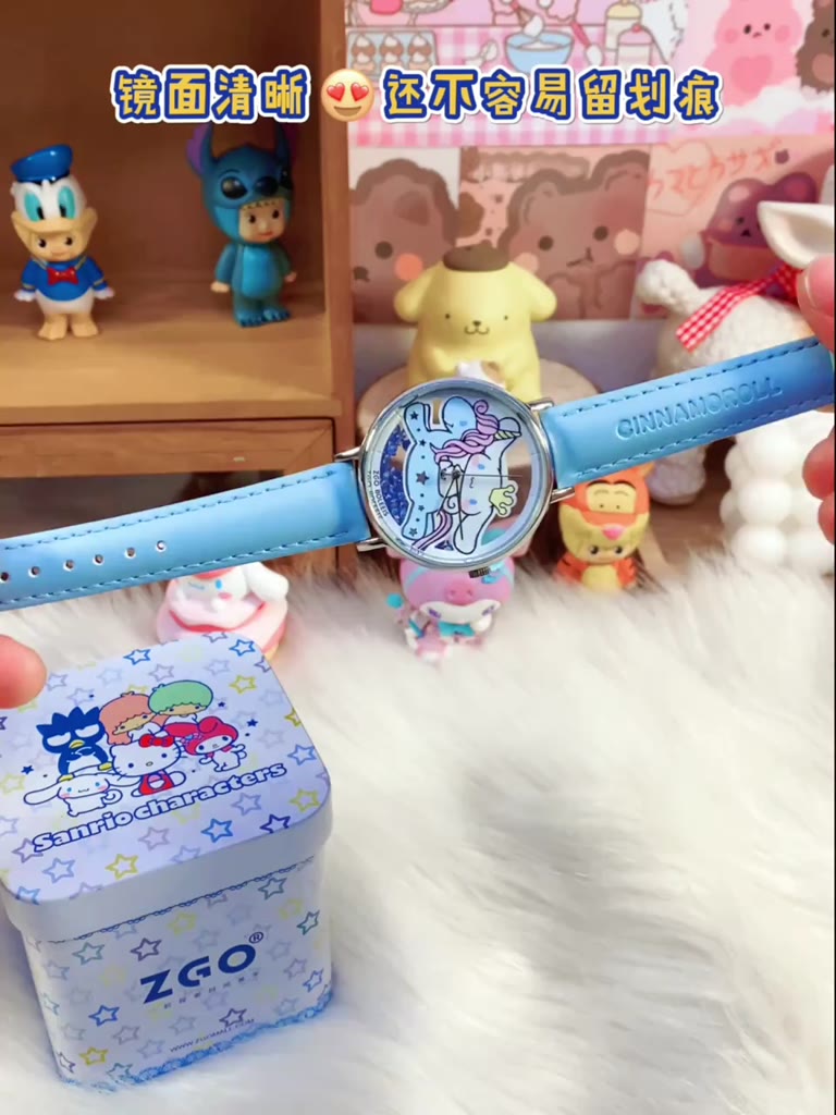 sanrio-นาฬิกาข้อมือ-นาฬิกาเด็ก-นาฬิกากันน้ำ-นาฬิกาผู้หญิง-hello-kitty-cinnamoroll-watch-นาฬิกา