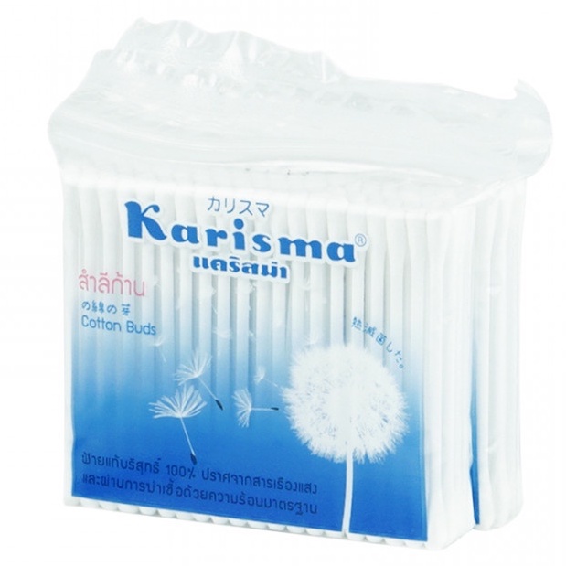 1-แถม-1-karisma-cotton-bud-แคริสม่า-สำลีก้าน-100-ชิ้น-สำลีก้านปั่นหู-ทำจากฝ้ายแท้บริสุทธิ์-100-15735