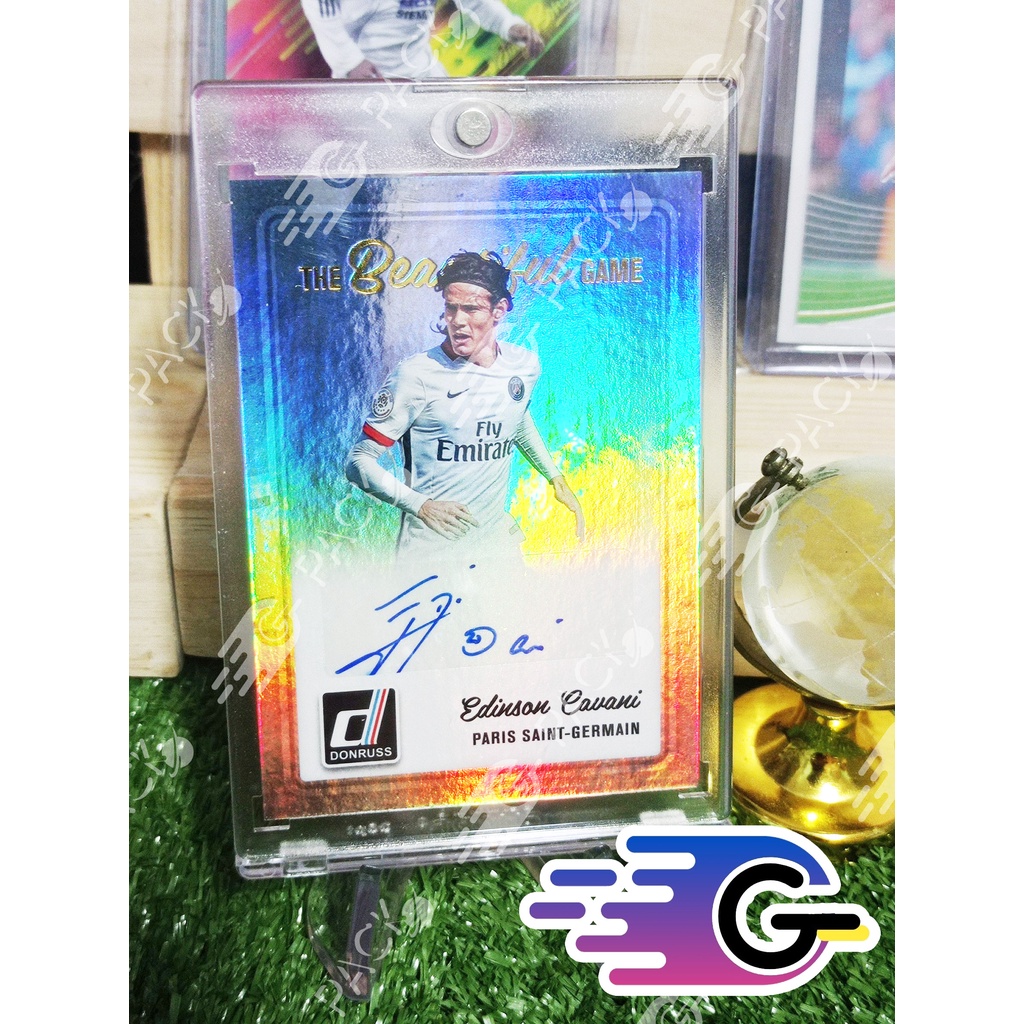 Edinson Cavani Auto Donruss BGS9.5 カバーニ 2016-17 Panini Noir Club Signatures Edinson Cavani PSG On