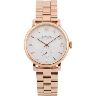 MARC BY MARC JACOBS Silver Dial Rose Gold-tone Ladies Watch