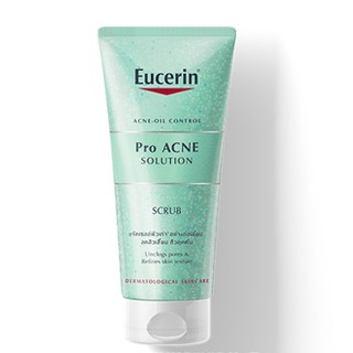 Eucerin Pro Acne Solution Scrub Acne Oil Control 100mlยูเซอริน โปร แอดเน่ โซลูซั่น สครับ 100มล.