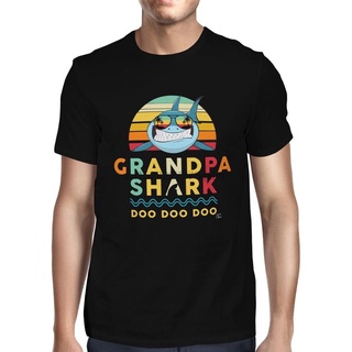 เสื้อยืด พิมพ์ลายฉลาม Grandpa สําหรับผู้ชาย 2021