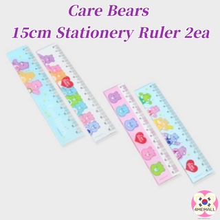 [Daiso Korea] Care Bears 15cm Stationery Ruler 2ea