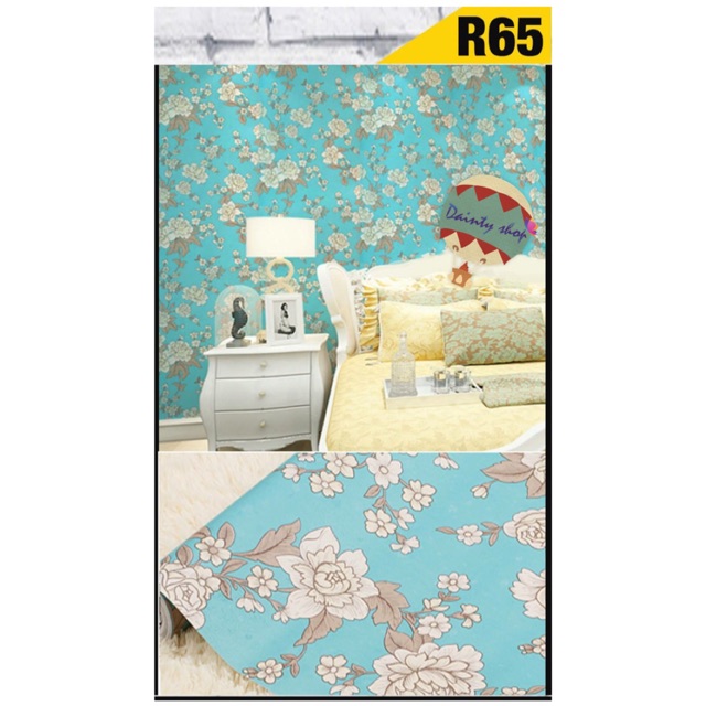 Wallpaper Sticker PVC Premium ชนิดมีกาวในตัว Shopee Thailand