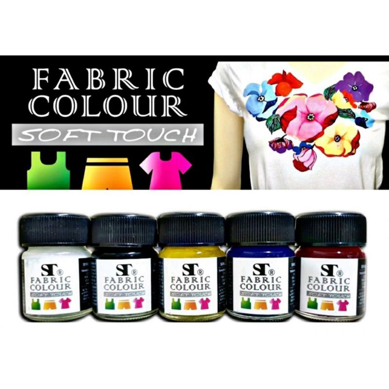 สีสำหรับเพ้นท์ผ้า-st-fabric-colour