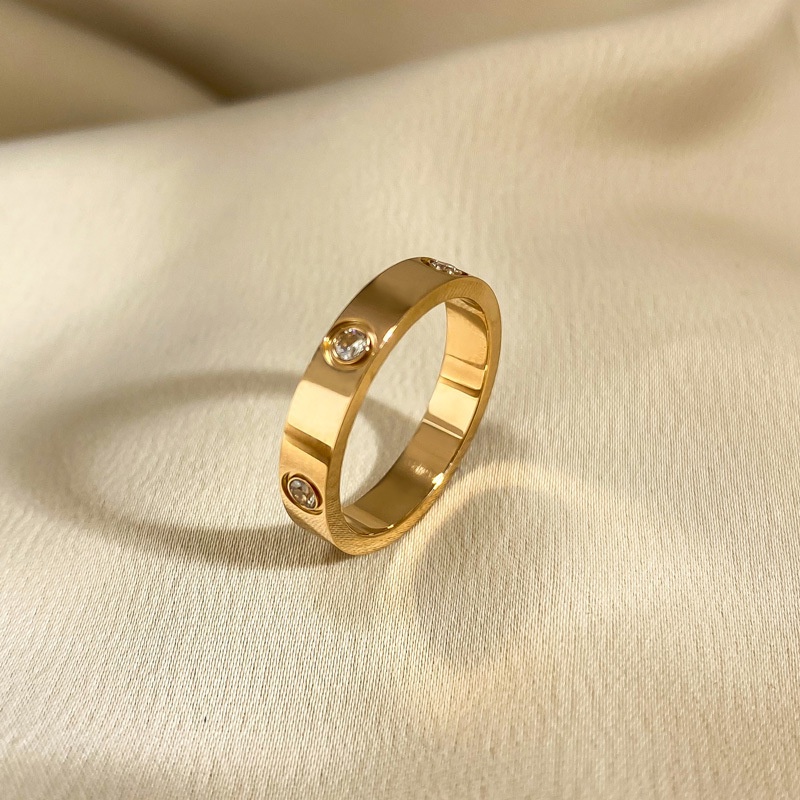 แหวนนิ้วชี้-สเตนเลส-เครื่องประดับแฟชั่น-สไตล์เกาหลี-สําหรับผู้หญิง-คู่รัก