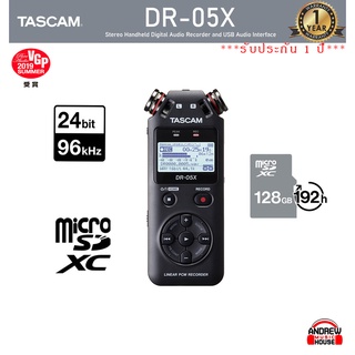 Tascam DR-05X Stereo Handheld Digital Audio Recorder เครื่องบันทึกเสียงดิจิตอล ***มีประกัน 1 ปี***