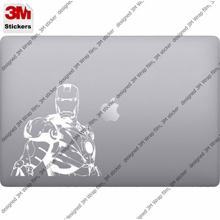 iron man สติ๊กเกอร์ 3M ลอกออกไม่มีคราบกาว  Removable 3M notebook labtop sticker, สติ๊กเกอร์ตกแต่ง โน๊ตบุ๊ค