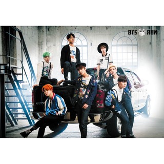 โปสเตอร์ วง ดนตรี BTS บีทีเอส เกาหลี รูป ภาพ ติดผนัง สวยๆ poster 34.5 x 23.5 นิ้ว (88 x 60 ซม.โดยประมาณ)