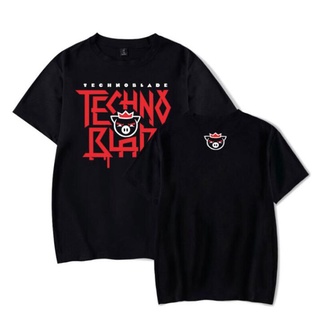 เสื้อยืดผู้ เสื้อยืด พิมพ์ลาย Technoblade Merch สไตล์สตรีท สําหรับผู้ชาย S-5XL