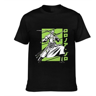 เสื้อยืดผ้าฝ้ายพรีเมี่ยม เสื้อยืดแขนสั้น ผ้าฝ้าย น้ําหนักเบา ลาย Zoro On