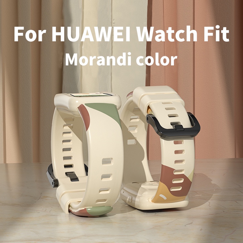 ภาพหน้าปกสินค้าสายนาฬิกาข้อมือซิลิโคน สําหรับ Huawei Watch Fit จากร้าน moyte.th บน Shopee