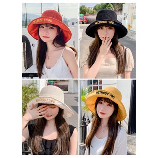 ภาพหน้าปกสินค้า[พร้อมส่งจากไทย]มีหลายสี หมวกบัคเก็ต หมวกปีกกว้าง หมวกบักเก็ต ที่เกี่ยวข้อง