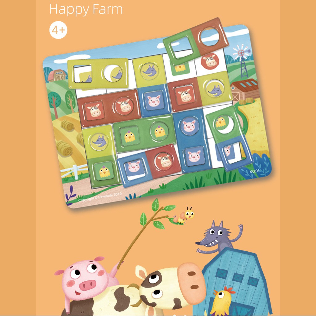 Pinwheel Magnetic Logic Puzzle Game เกมปริศนาทดสอบเชาวน์ปัญญา (สำหรับ ...