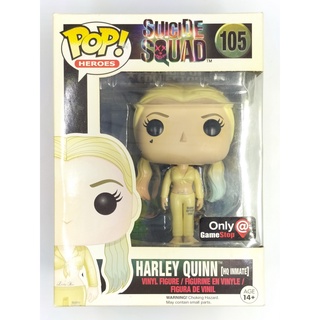 Funko Pop DC Suicide Squad - Harley Quinn [ HQ Inmate ] #105 (กล่องเก่า + กล่องมีตำหนินิดหน่อย)