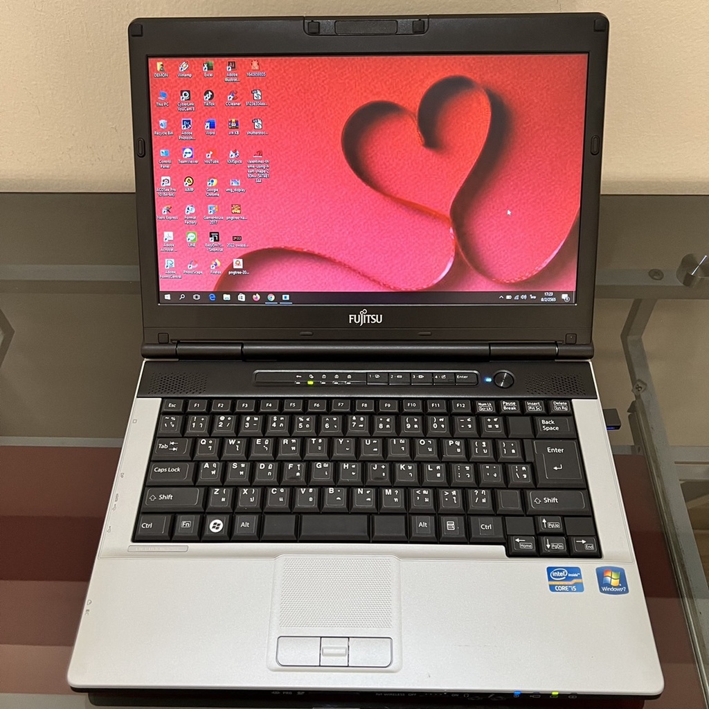 โน๊ตบุ๊คมือสอง-notebook-fujitsu-s751-core-i5-2520m-ram4gb-ดูหนัง-ฟังเพลง