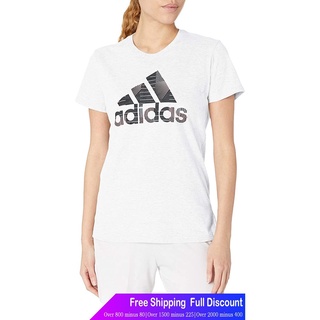 Tee Adidasเสื้อยืดแขนสั้น Adidas Womens Badge Of Sport Graphic Tee AdidasMens Womens T-shirts~[|