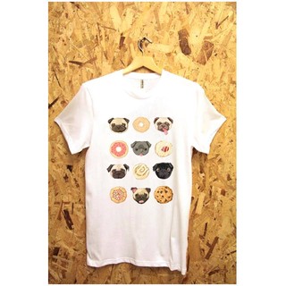 เสื้อยืด T-Shirt ปั๊ก Donut Pug