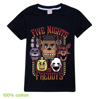 ภาพหน้าปกสินค้าเสื้อยืดแขนสั้น ผ้าฝ้าย 100% พิมพ์ลาย Five Nights at Freddy\'s แฟชั่นฤดูร้อน สําหรับเด็ก 2020 ที่เกี่ยวข้อง