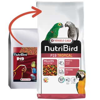 แพคเกจใหม่ Nutribird P19 10kg..