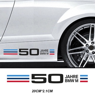 สติกเกอร์ติดด้านข้างรถยนต์ สําหรับ BMW E30 E46 E60 E90 F20 F30 G10 G30 X5 X3 และอื่น ๆ 2 ชิ้น