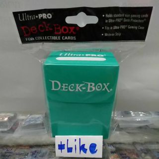 Deck Box "ยี่ห้อ UltraPro" (กล่องใส่การ์ดสีเขียวมิ้น)