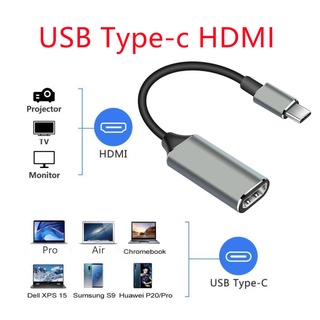 สายแปลง Type C USB- C เป็น HD เอชดีเอ็มไอ 4KX2K, USB 3. 1 รองรับ UHD 4K HDTV