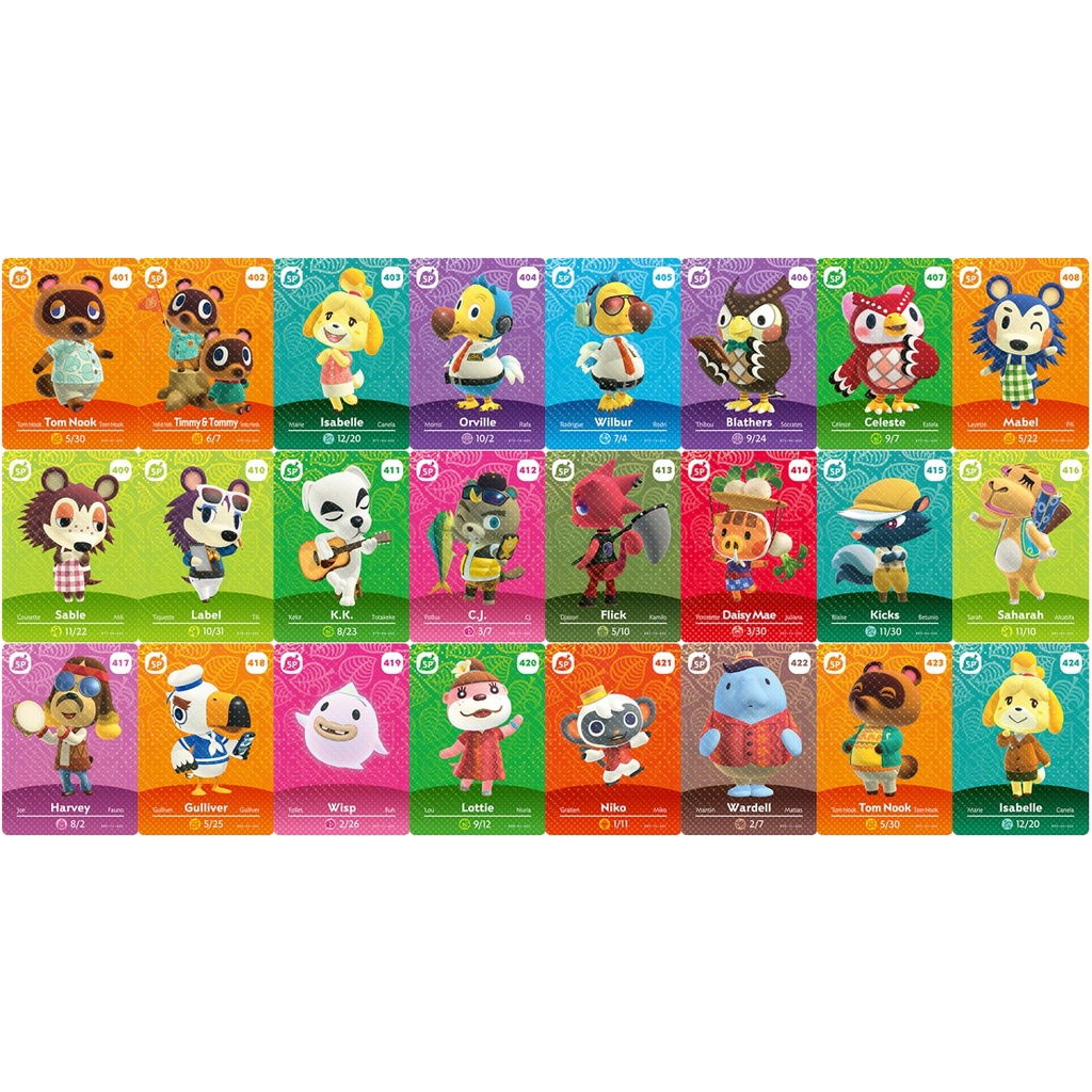 ภาพหน้าปกสินค้า***เลือกตัวได้****AmiiboCard การ์ดAnimal crossing nintendo switch card sanrio amibo สําหรับ ns จากร้าน tanickovic บน Shopee