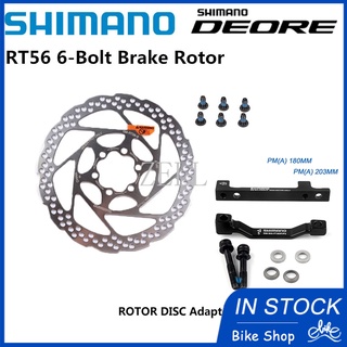 Shimano อะแดปเตอร์ดิสก์เบรกโรเตอร์ RT56 SM-MA-F180P P2 160 มม. เป็น 180 มม. สําหรับรถจักรยาน