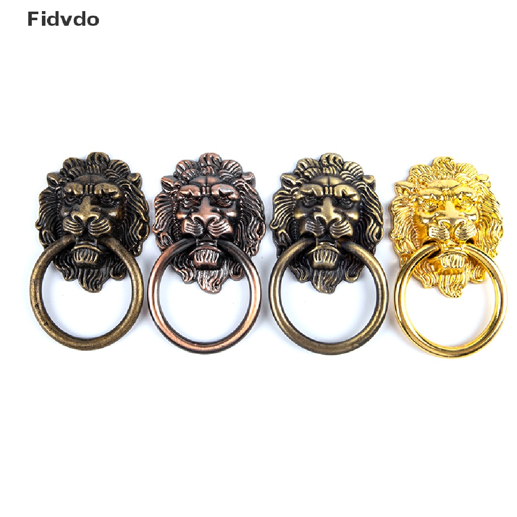 fidvdo-ลูกบิดประตูตู้เสื้อผ้าโลหะผสมสังกะสีหัวสิงกะ