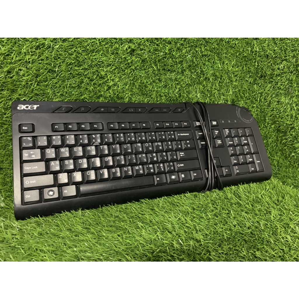 คีย์บอร์ด Acer SK-9625 USB Keyboard - สาย USB ไทย-อังกฤษ  มือสองมีประกันสินค้า มีจำนวนจำกัด (ราคานี้ไม่รวมเม้าส์) | Shopee Thailand