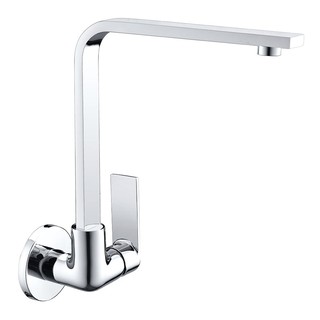 ก๊อกซิงค์ ก๊อกซิงค์เดี่ยวผนัง 495.50.061 ก๊อกน้ำ ห้องน้ำ WALL-MOUNTED SINK FAUCET HAFELE 495.50.061 CHROME