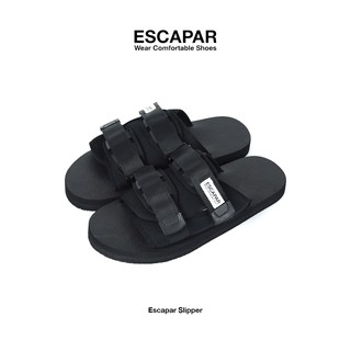 ESCAPAR Slipper รุ่น V1 รองเท้าแตะสลิปเปอร์ (สีดำ)