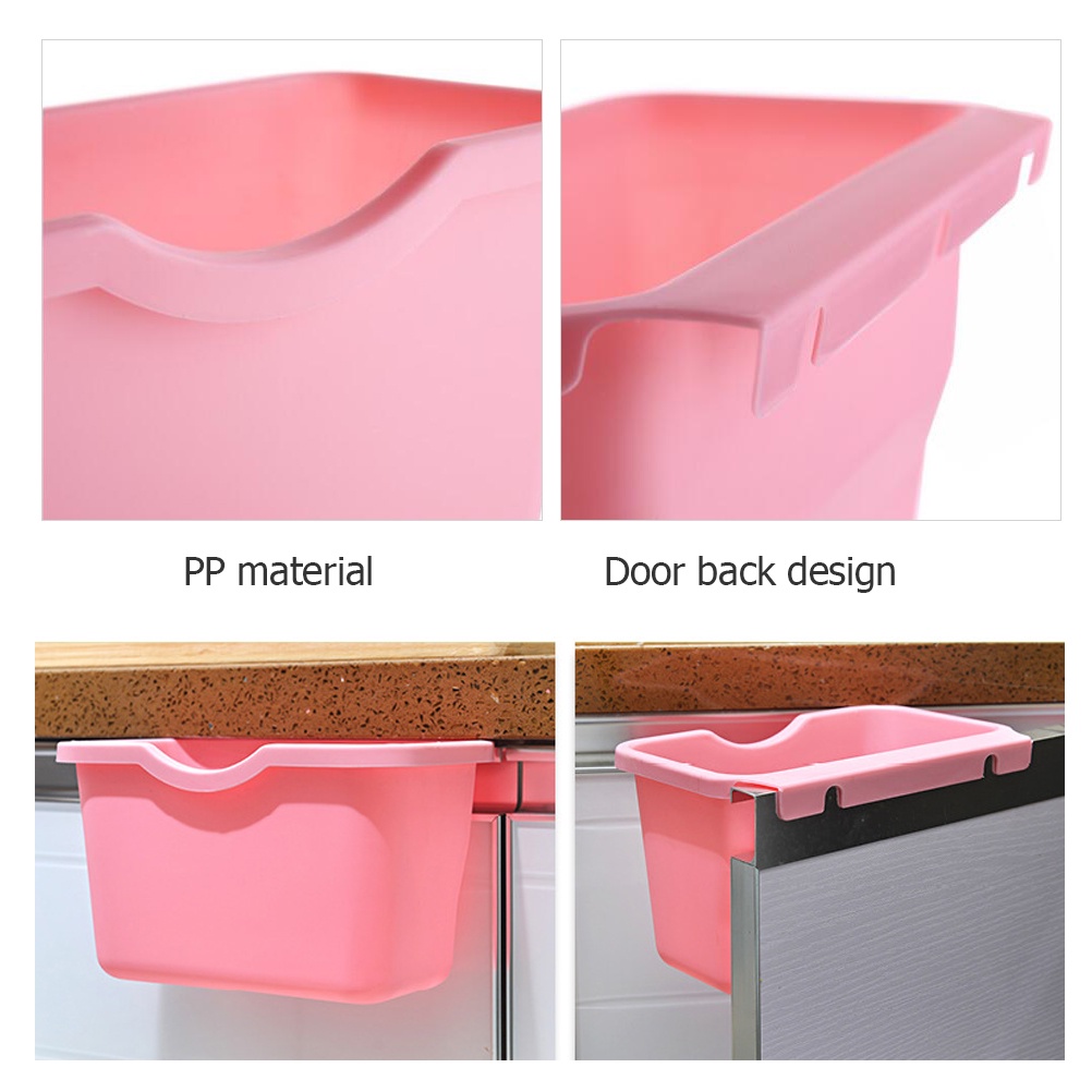 kitchen-cabinet-door-plastic-basket-hanging-trash-can-waste-bin-garbage-bowl-box-burang