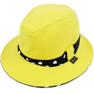 ATIPA Panapolka (Yellow) หมวกปานามา ทรงเป๊ะ พับได้ ใส่ไปเดินแฟชั่น
