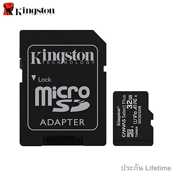 ภาพสินค้าKingston Micro SD Card 16,32,64,128 GB (SDCS2) Canvas Select Plus Class10 UHS-I 100MB/s มี SD Adapter ประกัน Lifetime จากร้าน sjcam_officialstore บน Shopee ภาพที่ 4