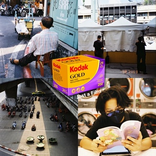 ภาพขนาดย่อของภาพหน้าปกสินค้าฟิล์มสี Kodak Gold200 ฟิล์ม 35mm ฟิล์มถ่ายรูป โกดัก (01/2025) จากร้าน yomoeyo บน Shopee