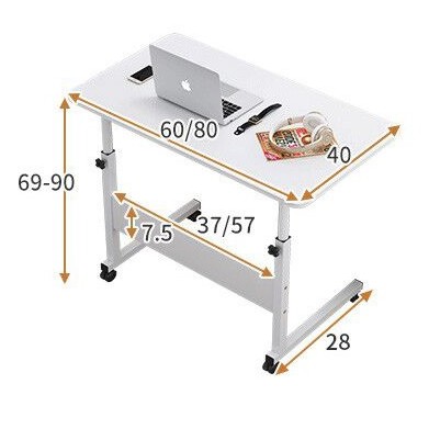 โต๊ะปรับระยะยืดได้-69-90-เซนติเมตร-มีล้อสำหรับเคลื่อนย้ายได้ง่าย