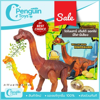 ภาพขนาดย่อของภาพหน้าปกสินค้าไดโนเสาร์ของเล่นเด็ก ตัวใหญ่ EPOCH / T-REX / Brachiosaurus หุ่นไดโนเสาร์เดินได้ ส่งเสียงได้ จากร้าน penguinfriday_officialstore บน Shopee ภาพที่ 9