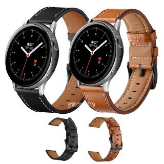 ภาพหน้าปกสินค้าสายนาฬิกาข้อมือหนัง 20 มม. 44 มม. 40 มม. อุปกรณ์เสริม สำหรับ Samsung Galaxy watch 4 40mm 44mm classci watch 46mm 42mm ซึ่งคุณอาจชอบราคาและรีวิวของสินค้านี้