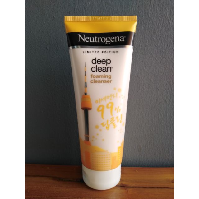โฟมล้างหน้า Neutrogena deep clean Limited Edition 220g | Shopee Thailand