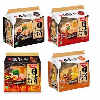 ภาพหน้าปกสินค้าราเมนญี่ปุ่น มีฮาลาล [HALAL] NISSIN Japanese Ramen Instant Noodles 1 แพ็คมี 5 ซอง ที่เกี่ยวข้อง